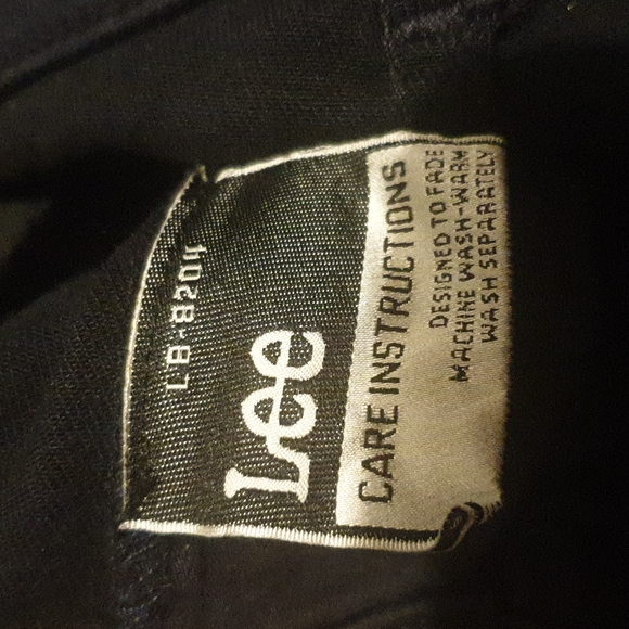 💥3 for $20 LEE dark navy blue skinny leg jeans with ankle zips like new size 8 - Picture 3 of 4